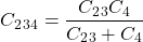 \[  C_2_3_4 = \frac{C_2_3 × C_4}{C_2_3 + C_4}\]