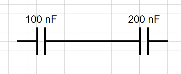 Sériově zapojené kondenzátory